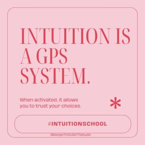 Intuition is a gps system